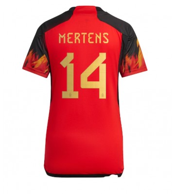 Belgia Dries Mertens #14 Hjemmedrakt Kvinner VM 2022 Kortermet